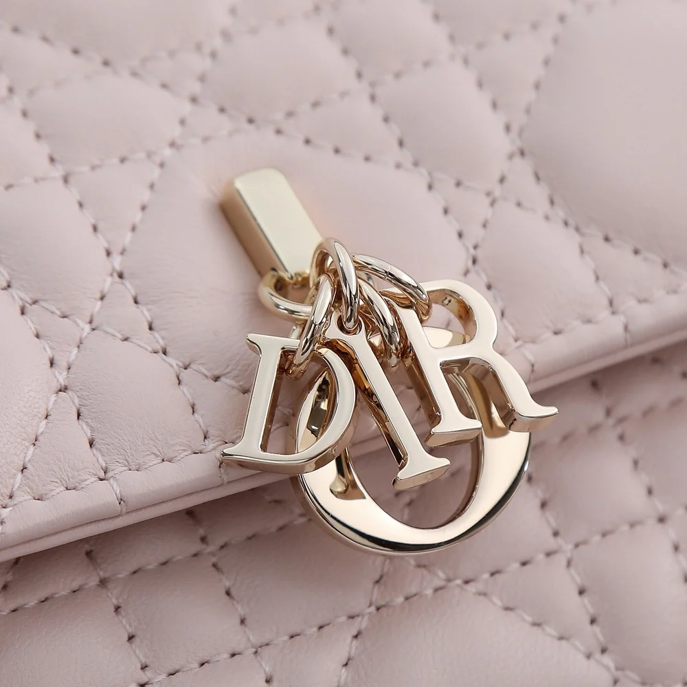 Dior Lady D-Joy Micro Pouch / Top Handle Bag in Pink